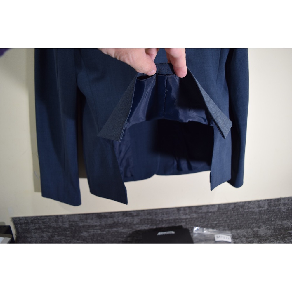 Gap Blazer Jacket Blue Career Three Button Coat Work Office WOMENS S Size 1 - Picture 5 of 10